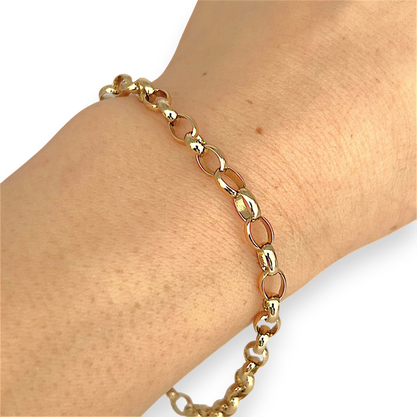 GOLD DEAL | 9kt Gold Heritage Link Belcher Bracelet