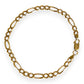NZGD | 9ct Gold Dominus Figaro Chain Bracelet-Refurbished