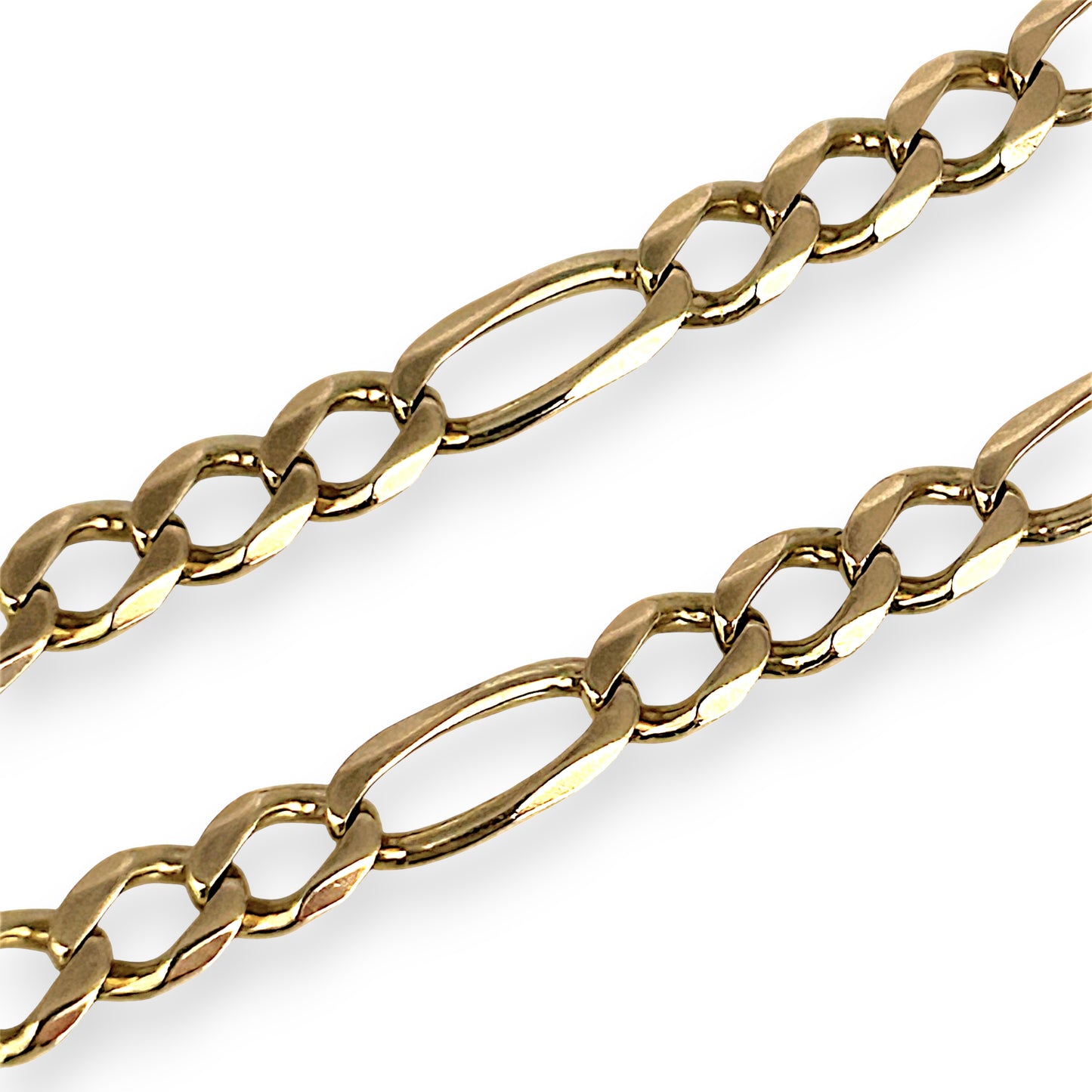 NZGD | 9ct Gold Dominus Figaro Chain Bracelet-Refurbished