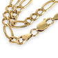 NZGD | 9ct Gold Dominus Figaro Chain Bracelet-Refurbished