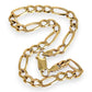 NZGD | 9ct Gold Dominus Figaro Chain Bracelet-Refurbished