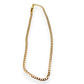 9ct Gold Curb Link Chain 50cm long 5.2mm wide. R # 257