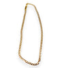 9ct Gold Curb Link Chain 50cm long 5.2mm wide. R # 257
