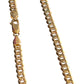 9ct Gold Curb Link Chain 70cm long, Valuation $4,970. R # 258