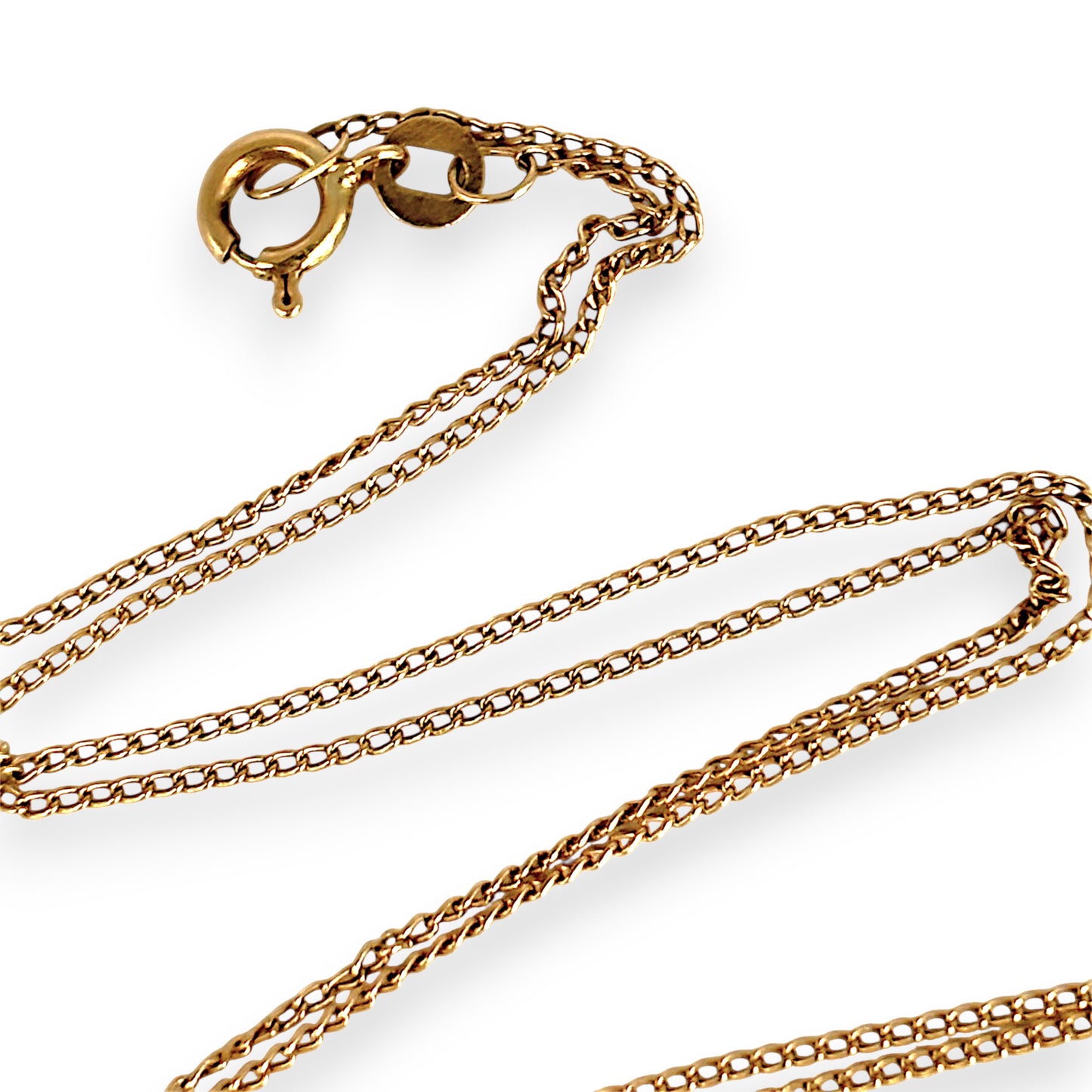 GOLD DEAL | 9kt Gold Vintage Azure Whisper Necklace