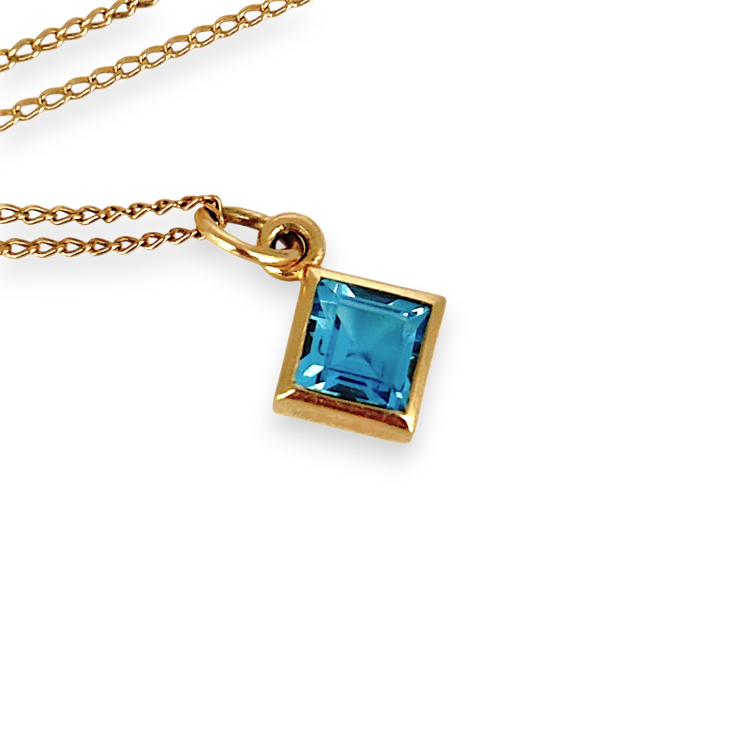 GOLD DEAL | 9kt Gold Vintage Azure Whisper Necklace
