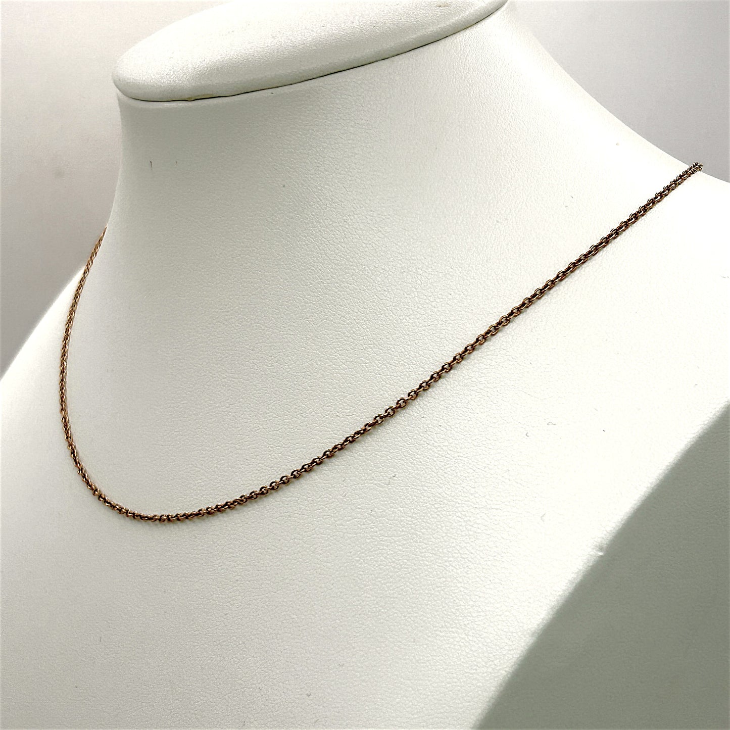 NZGD | 9ct Golden Oval Flow Chain 43cm