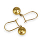 NZGD | 9ct Gold Celestia Star-Cut Ball Earrings-Refurbished