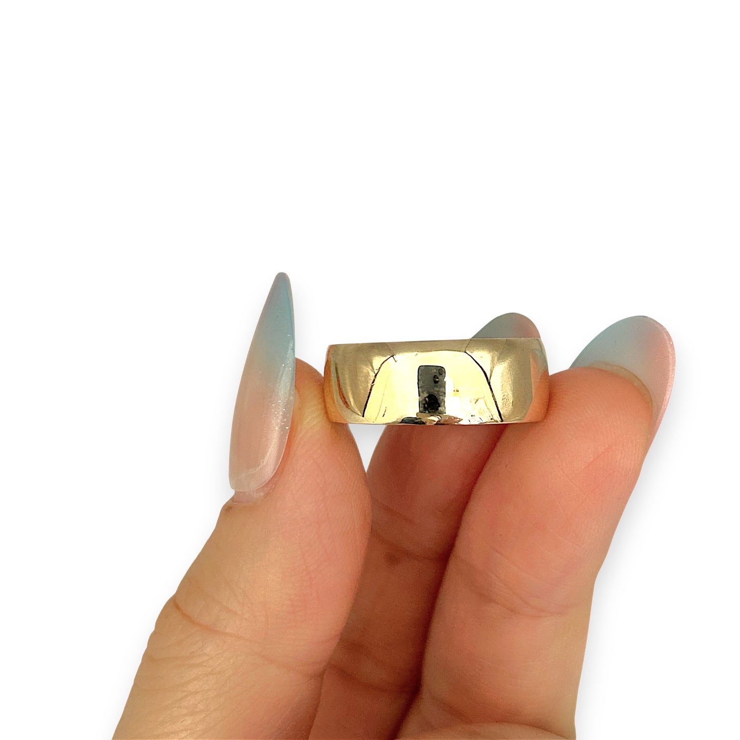 NZGD | 9ct Gold Pure Line Band Ring Size T