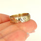 NZGD | 9ct Gold Engraved Vintage‑Style Band