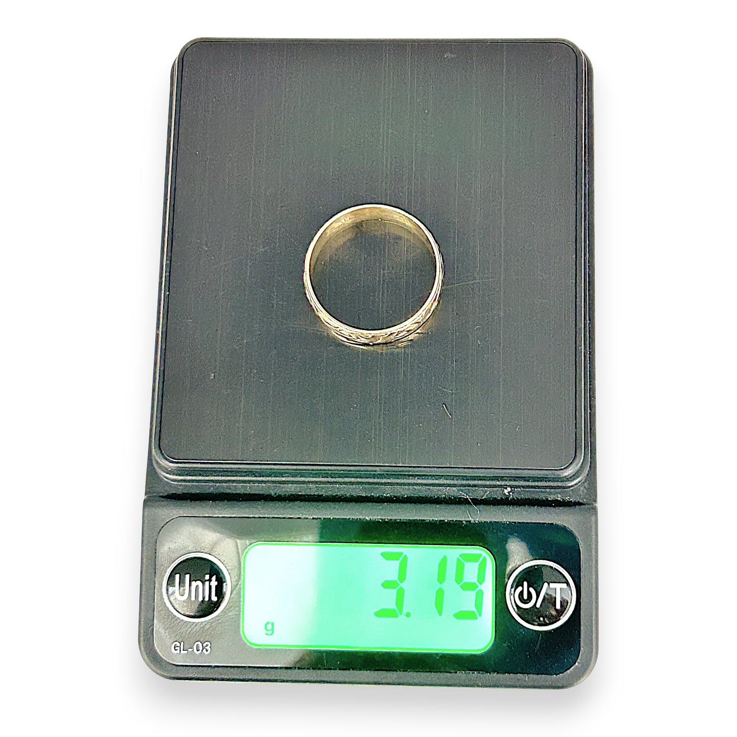 NZGD | 9ct Gold Engraved Vintage‑Style Band