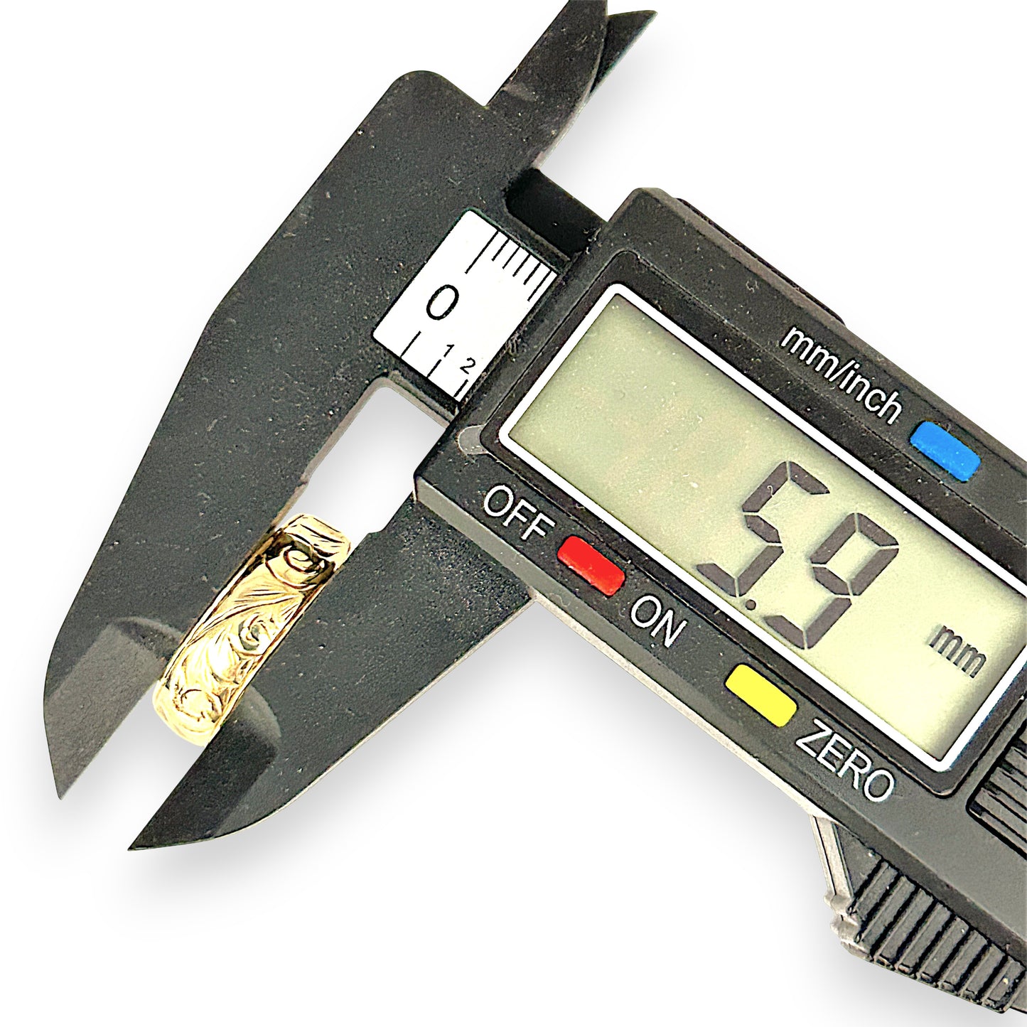 NZGD | 9ct Gold Engraved Vintage‑Style Band