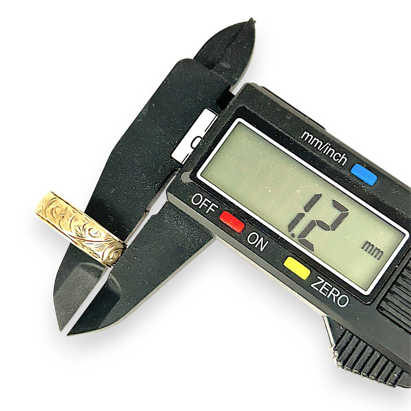 NZGD | 9ct Gold Engraved Vintage‑Style Band
