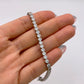 NZGD | 10ct White Gold Celestia Brilliance CZ Tennis Bracelet 21cm