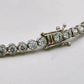 NZGD | 10ct White Gold Celestia Brilliance CZ Tennis Bracelet 21cm