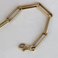 GOLD DEAL | 10ct (10K) Gold Luminous Link MHJ Statement Bracelet 19cm
