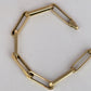GOLD DEAL | 10ct (10K) Gold Luminous Link MHJ Statement Bracelet 19cm