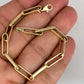 GOLD DEAL | 10ct (10K) Gold Luminous Link MHJ Statement Bracelet 19cm
