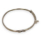 NZGD | 10ct Gold Sweetheart Sparkle Oval Bangle with Natural Diamonds 62.5mm