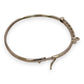 NZGD | 10ct Gold Sweetheart Sparkle Oval Bangle with Natural Diamonds 62.5mm