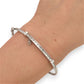 NZGD | 10ct Gold Sweetheart Sparkle Oval Bangle with Natural Diamonds 62.5mm