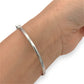NZGD | 10ct Gold Sweetheart Sparkle Oval Bangle with Natural Diamonds 62.5mm