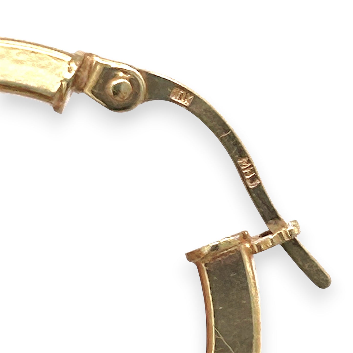 NZGD | 10ct Gold Earrings Michael Hill Defined‑Edge Gold Hoops 24.2mm