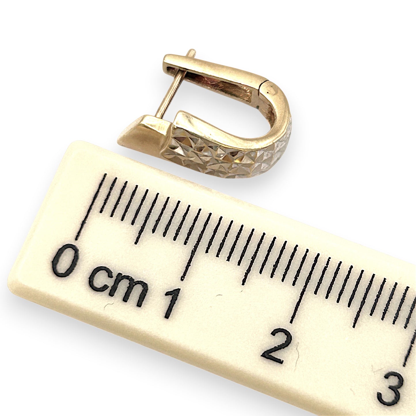 NZGD | 10ct Gold Earrings Michael Hill Dual‑Tone Huggies