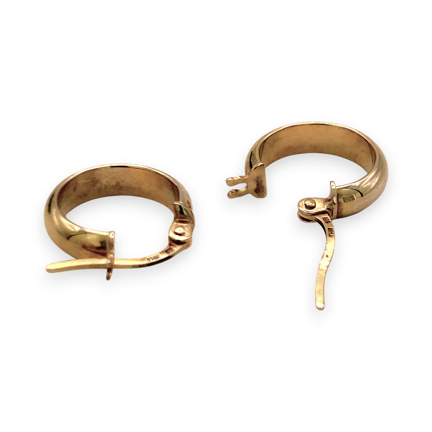 NZGD | 10ct Gold Earrings Michael Hill Classic Dome Hoops 12.5mm