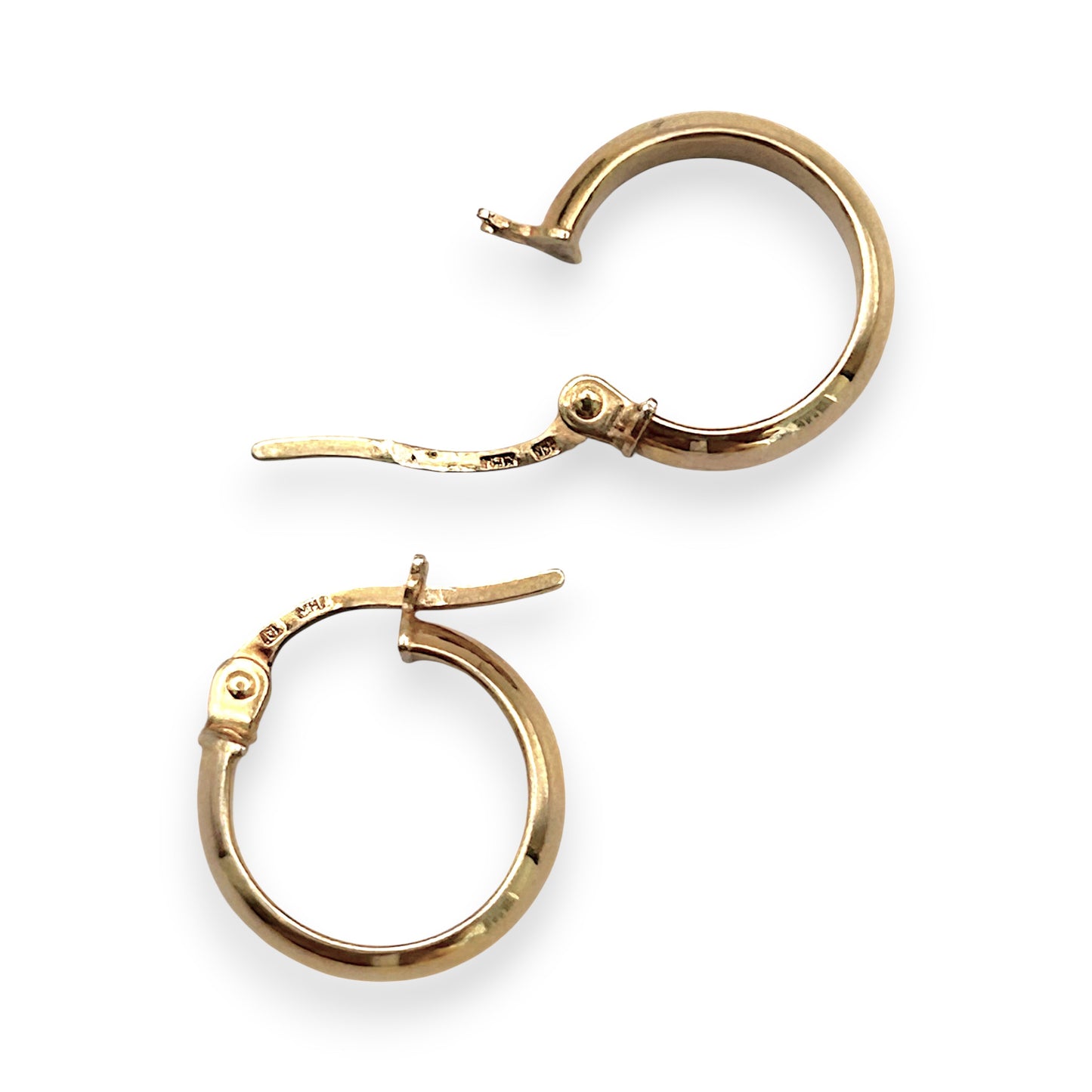 NZGD | 10ct Gold Earrings Michael Hill Classic Dome Hoops 12.5mm