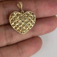 GOLD DEAL | 10ct (10K) Gold Michael HIll Lattice Heart Pendant