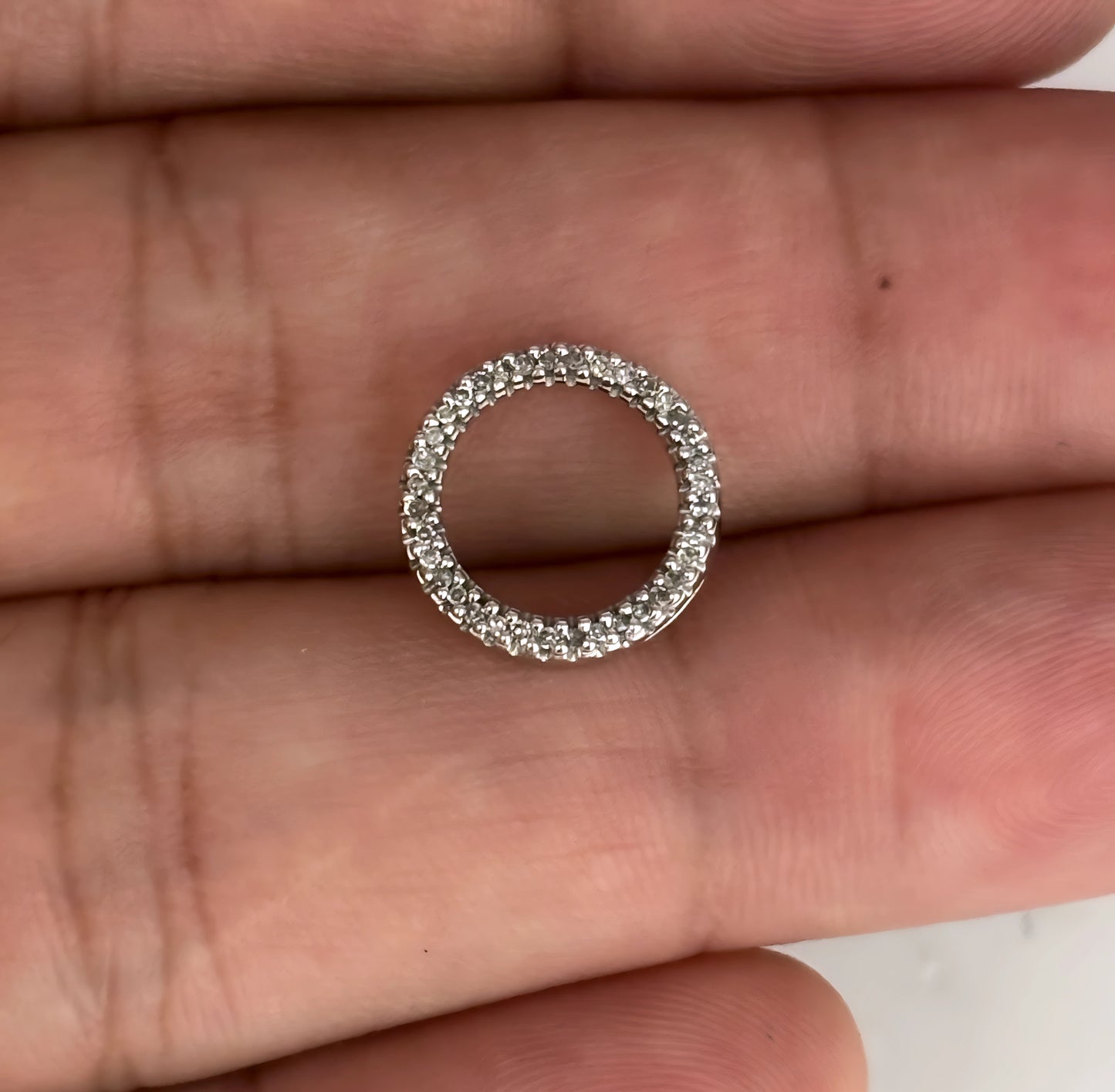 NZGD | 10ct White Gold MHJ Opulent Shine Designer Pendant