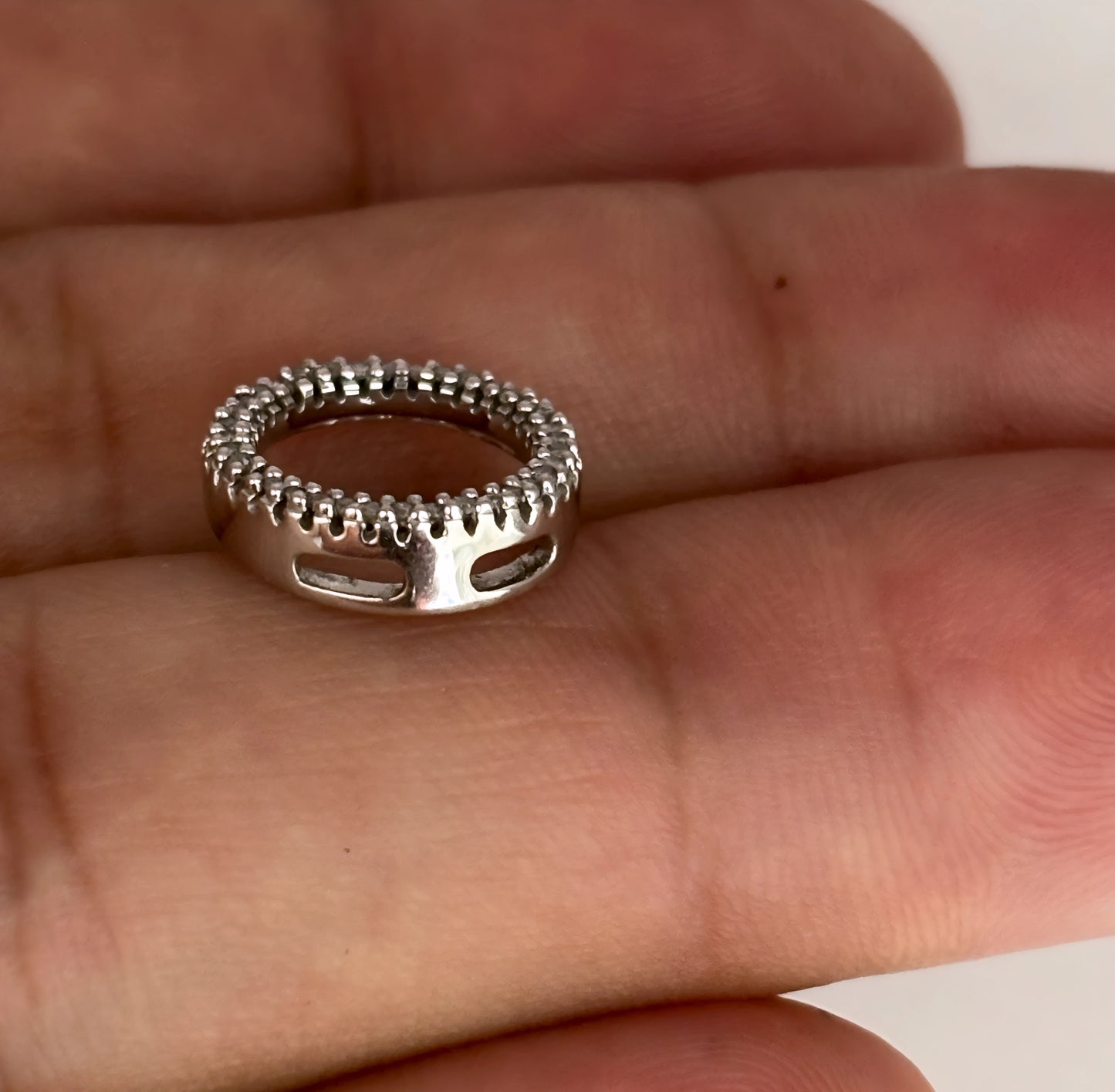 NZGD | 10ct White Gold MHJ Opulent Shine Designer Pendant