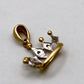 NZGD | 10ct (10K) MHJ Regal Spark Crown Pendant