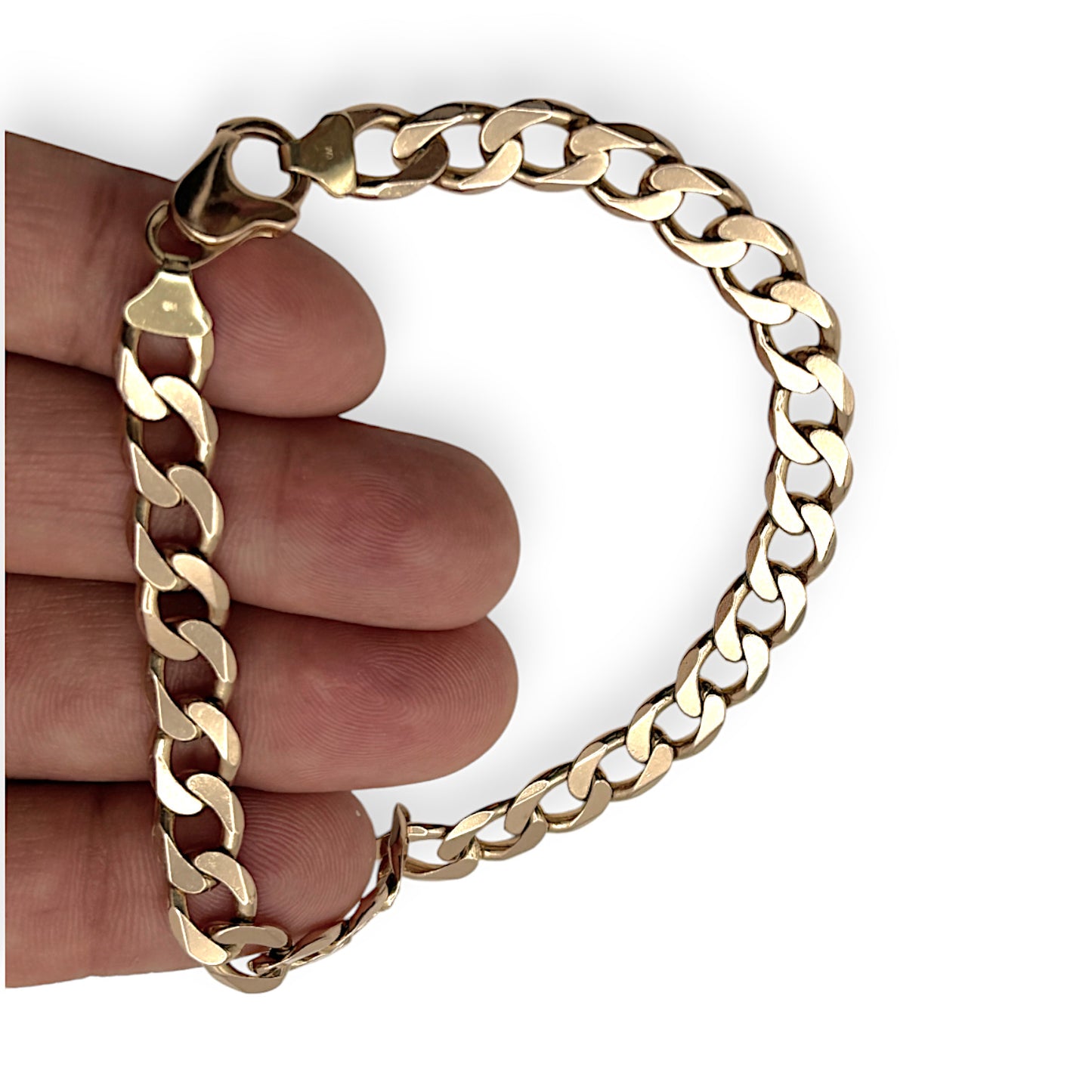 GOLD DEAL | 9ct Gold Curb Link Bracelet 23cm