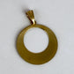NZGD | 10ct Gold Gilded Aura Textured Pendant