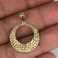 NZGD | 10ct Gold Gilded Aura Textured Pendant