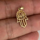 NZGD | 10ct Gold MHJ Golden Guardian Filigree Hamsa Pendant