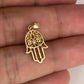 NZGD | 10ct Gold MHJ Golden Guardian Filigree Hamsa Pendant