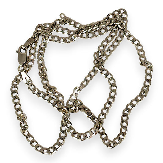 NZGD | 10ct White Gold Michael Hill Sleekline Chain 55cm