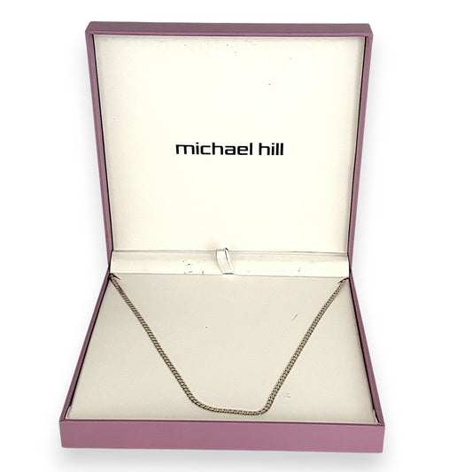 NZGD | 10ct White Gold Michael Hill Sleekline Chain 55cm