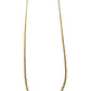 9ct Gold Round Link Solid Chain 46cm long. R # 263