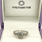 NZGD | 10ct White Gold Michael Hill Ring Valuation $2,700 - Snowlight Diamond Heart