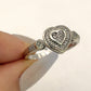 NZGD | 10ct White Gold Michael Hill Ring Valuation $2,700 - Snowlight Diamond Heart