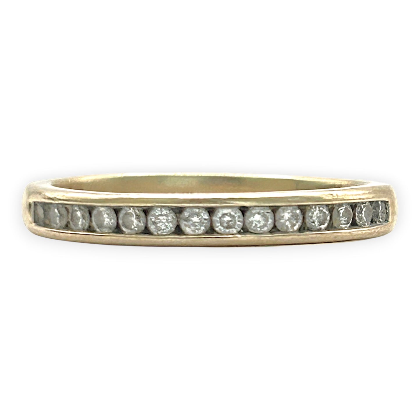 NZGD | 10ct Gold MICHAEL HILL Eternal Glow Channel Band Size K