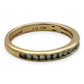 NZGD | 10ct Gold MICHAEL HILL Eternal Glow Channel Band Size K