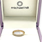 NZGD | 10ct Gold MICHAEL HILL Eternal Glow Channel Band Size K