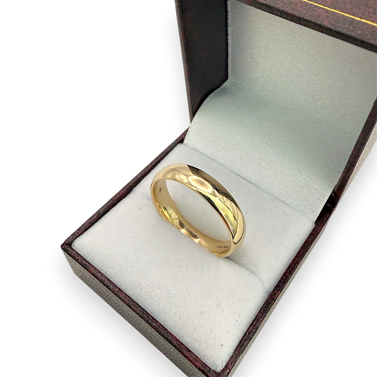 NZGD | 10ct Gold MICHAEL HILL Minimalist Band Size W