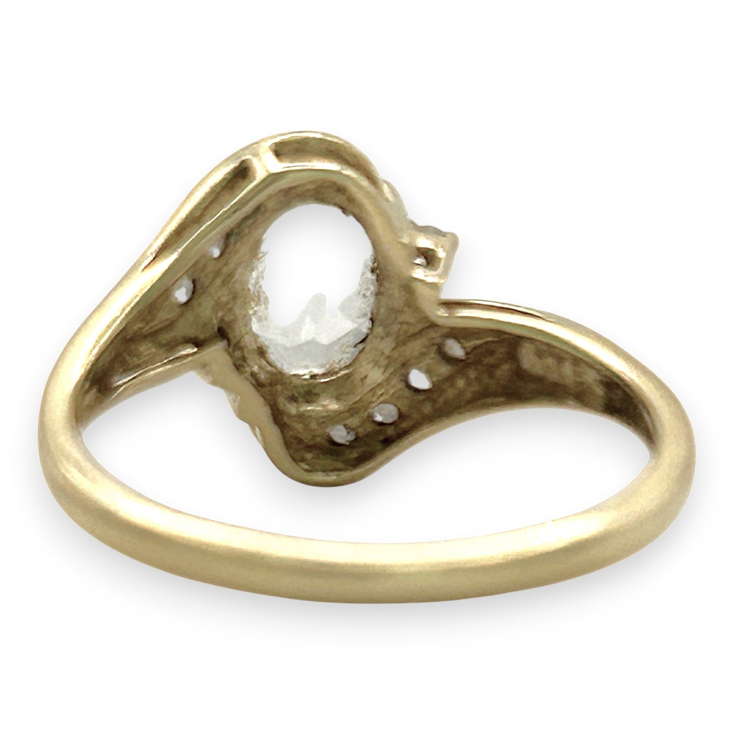 NZGD | 10ct Gold Celestial Crown Ring Size N 1/2
