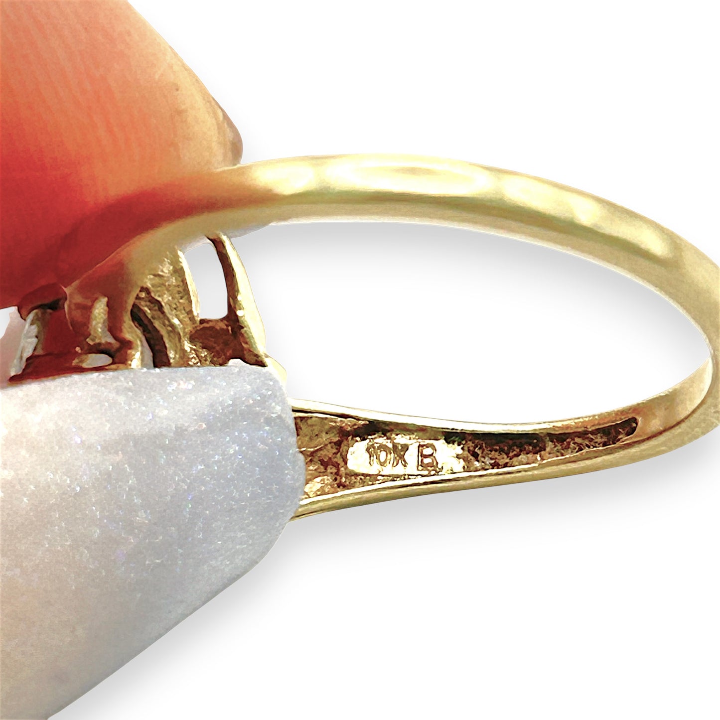 NZGD | 10ct Gold Celestial Crown Ring Size N 1/2